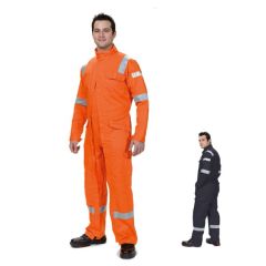 Combinaison Arc Flash ATPV 10 cal/cm² Classe 1 avec bandes rétro-réfléchissantes