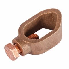 Collier de connexion câble-piquet de terre 5/8" en bronze