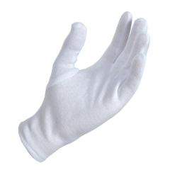 Sous-gants en coton blanc pour les gants en latex selon EN 420