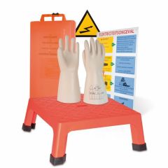 Kits d'accessoires de sécurité pour cabines intérieures (tabouret, gants isolants, autocollants ...)